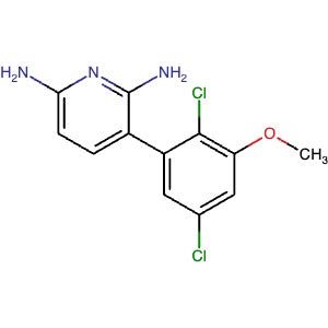 1079401-95-8 | 3-(2,5-Dichloro-3-methoxyphenyl)-pyridine-2,6-diamine - Hoffman Fine Chemicals