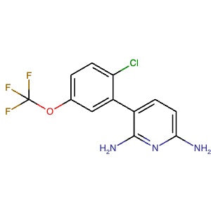 1079402-01-9 | 3-(2-Chloro-5-(trifluoromethoxy)phenyl)pyridine-2,6-diamine - Hoffman Fine Chemicals