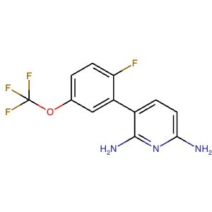 1079402-03-1 | 3-(2-Fluoro-5-(trifluoromethoxy)phenyl)pyridine-2,6-diamine - Hoffman Fine Chemicals