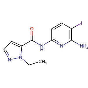 1079402-07-5 | N-(6-Amino-5-iodopyridin-2-yl)-1-ethyl-1H-pyrazole-5-carboxamide - Hoffman Fine Chemicals