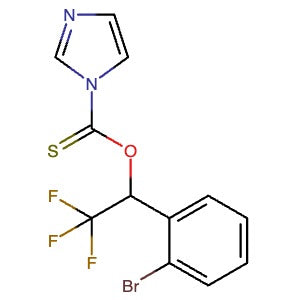 1079402-23-5 | O-(1-(2-Bromophenyl)-2,2,2-trifluoroethyl) 1H-imidazole-1-carbothioate - Hoffman Fine Chemicals