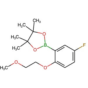 1079402-27-9 | 2-(5-Fluoro-2-(2-methoxyethoxy)phenyl)-4,4,5,5-tetramethyl-1,3,2-dioxaborolane - Hoffman Fine Chemicals