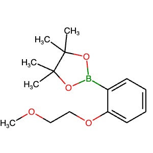 1079402-28-0 | 2-(2-(2-Methoxyethoxy)phenyl)-4,4,5,5-tetramethyl-1,3,2-dioxaborolane - Hoffman Fine Chemicals