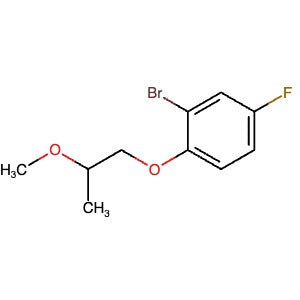 1079402-30-4 | 2-Bromo-4-fluoro-1-(2-methoxypropoxy)benzene - Hoffman Fine Chemicals