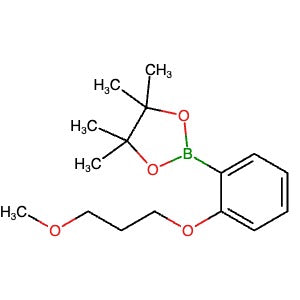 1079402-34-8 | 2-(2-(3-Methoxypropoxy)phenyl)-4,4,5,5-tetramethyl-1,3,2-dioxaborolane - Hoffman Fine Chemicals