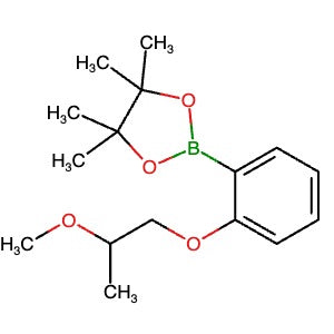 1079402-37-1 | 2-(2-(2-Methoxypropoxy)phenyl)-4,4,5,5-tetramethyl-1,3,2-dioxaborolane - Hoffman Fine Chemicals