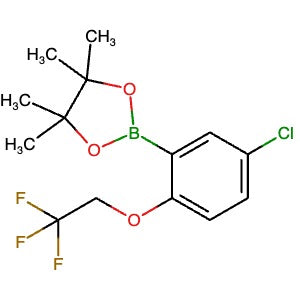 1079402-38-2 | 2-(5-Chloro-2-(2,2,2-trifluoroethoxy)phenyl)-4,4,5,5-tetramethyl-1,3,2-dioxaborolane - Hoffman Fine Chemicals