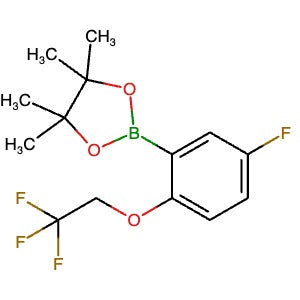 1079402-39-3 | 2-(5-Fluoro-2-(2,2,2-trifluoroethoxy)phenyl)-4,4,5,5-tetramethyl-1,3,2-dioxaborolane - Hoffman Fine Chemicals