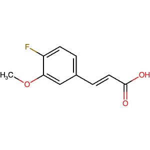 1081765-44-7 | (E)-3-(4-Fluoro-3-methoxyphenyl)acrylic acid - Hoffman Fine Chemicals