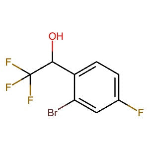 1086599-53-2 | 1-(2-Bromo-4-fluorophenyl)-2,2,2-trifluoroethanol - Hoffman Fine Chemicals