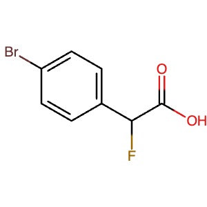 109050-30-8 | 2-(4-Bromophenyl)-2-fluoroacetic acid - Hoffman Fine Chemicals