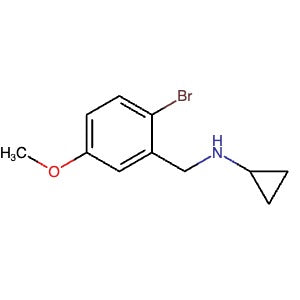 1094755-37-9 | N-(2-Bromo-5-methoxybenzyl)cyclopropanamine - Hoffman Fine Chemicals