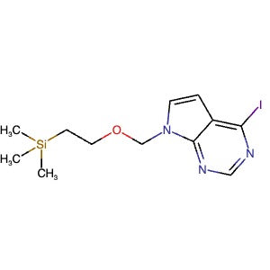 1100319-02-5 | 4-Iodo-7-((2-(trimethylsilyl)ethoxy)methyl)-7H-pyrrolo[2,3-d]pyrimidine - Hoffman Fine Chemicals