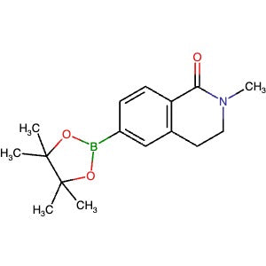 1131223-44-3 | 2-Methyl-6-(4,4,5,5-tetramethyl-1,3,2-dioxaborolan-2-yl)-3,4-dihydroisoquinolin-1(2H)-one - Hoffman Fine Chemicals