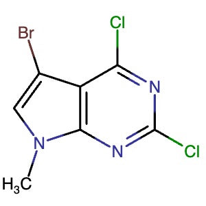 1131992-13-6 | 5-Bromo-2,4-dichloro-7-methyl-7H-pyrrolo[2,3-d]pyrimidine - Hoffman Fine Chemicals