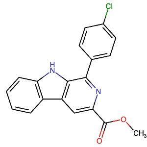 113247-16-8 | Methyl 1-(4-chlorophenyl)-9H-pyrido[3,4-b]indole-3-carboxylate - Hoffman Fine Chemicals