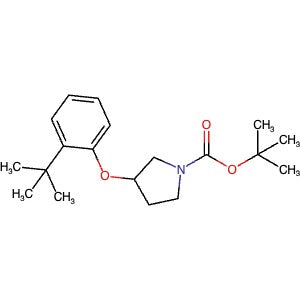 1146960-52-2 | tert-Butyl 3-(2-tert-butylphenoxy)pyrrolidine-1-carboxylate - Hoffman Fine Chemicals