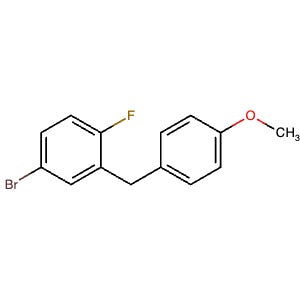 1181681-00-4 | 4-Bromo-1-fluoro-2-(4-methoxybenzyl)benzene - Hoffman Fine Chemicals