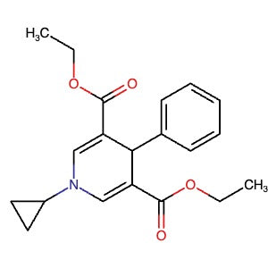 1186106-12-6 | Diethyl 1-cyclopropyl-4-phenyl-1,4-dihydropyridine-3,5-dicarboxylate - Hoffman Fine Chemicals