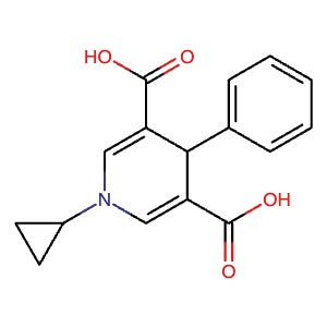 1186106-14-8 | 1-Cyclopropyl-4-phenyl-1,4-dihydropyridine-3,5-dicarboxylic acid - Hoffman Fine Chemicals