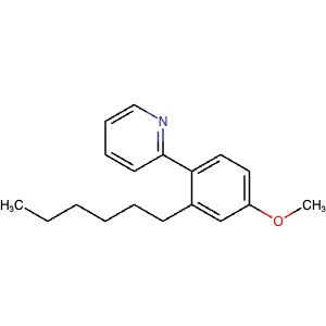 1189041-12-0 | 2-(2-n-Hexyl-4-methoxyphenyl)pyridine - Hoffman Fine Chemicals