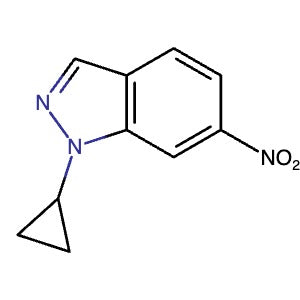 1190380-54-1 | 1-Cyclopropyl-6-nitro-1H-indazole - Hoffman Fine Chemicals