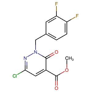 1204400-37-2 | Methyl 6-chloro-2-(3,4-difluorobenzyl)-3-oxo-2,3-dihydropyridazine-4-carboxylate - Hoffman Fine Chemicals