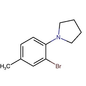 1216076-07-1 | N-(2-Bromo-4-methylphenyl)pyrrolidine - Hoffman Fine Chemicals