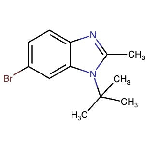 1217486-78-6 | 6-Bromo-1-(tert-butyl)-2-methyl-1H-benzo[d]imidazole - Hoffman Fine Chemicals