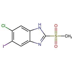 1219741-19-1 | 6-Chloro-5-iodo-2-(methylsulfonyl)-1H-benzo[d]imidazole - Hoffman Fine Chemicals