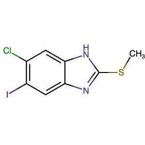 1219741-22-6 | 6-Chloro-5-iodo-2-(methylthio)-1H-benzimidazole - Hoffman Fine Chemicals