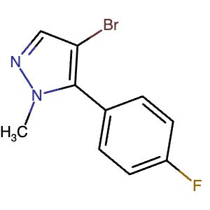 1221502-64-2 | 4-Bromo-5-(4-fluorophenyl)-1-methyl-1H-pyrazole - Hoffman Fine Chemicals