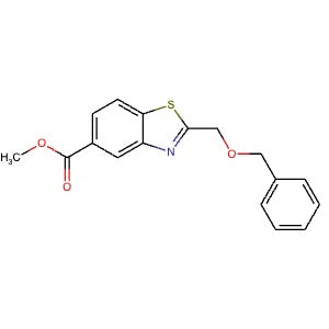 1227629-19-7 | Methyl 2-[(benzyloxy)methyl]-1,3-benzothiazole-5-carboxylate - Hoffman Fine Chemicals