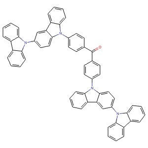 1233215-35-4 | Bis(4-(9H-[3,9'-bicarbazol]-9-yl)phenyl)methanone - Hoffman Fine Chemicals