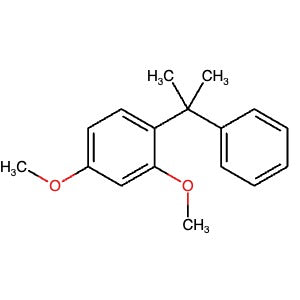 1233342-41-0 | 1,3-Dimethoxy-4-(1-methyl-1-phenylethyl)benzene - Hoffman Fine Chemicals
