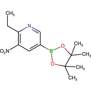 1257554-72-5 | 2-Ethyl-3-nitro-5-(4,4,5,5-tetramethyl-1,3,2-dioxaborolan-2-yl)pyridine - Hoffman Fine Chemicals