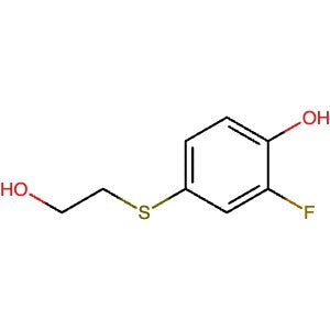 1258001-14-7 | 2-Fluoro-4-((2-hydroxyethyl)thio)phenol - Hoffman Fine Chemicals