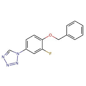 1258001-16-9 | 1-(4-(Benzyloxy)-3-fluorophenyl)-1H-tetrazole - Hoffman Fine Chemicals