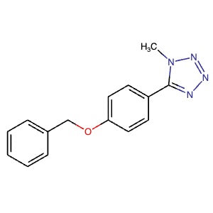 1258001-38-5 | 5-(4-(Benzyloxy)phenyl)-1-methyl-1H-tetrazole - Hoffman Fine Chemicals