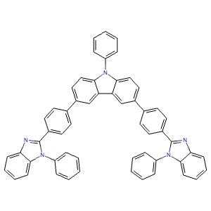 1258780-50-5 | 9-Phenyl-3,6-bis(4-(1-phenyl-1H-benzo[d]imidazol-2-yl)phenyl)-9H-carbazole - Hoffman Fine Chemicals