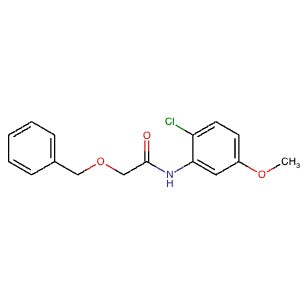 1274863-78-3 | 2-Benzyloxy-N-(2-chloro-5-metnhoxy-phenyl) acetamide - Hoffman Fine Chemicals