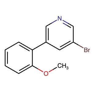 1276123-25-1 | 3-Bromo-5-(2-methoxyphenyl)pyridine - Hoffman Fine Chemicals