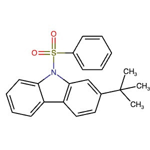 1283747-24-9 | 2-(tert-Butyl)-9-(phenylsulfonyl)-9H-carbazole - Hoffman Fine Chemicals