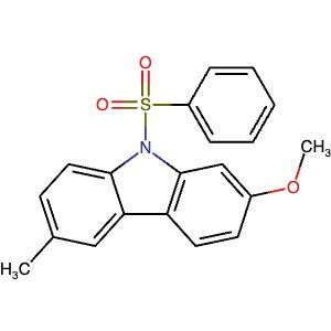 1283747-42-1 | 2-Methoxy-6-methyl-9-(phenylsulfonyl)-9H-carbazole - Hoffman Fine Chemicals