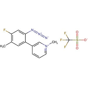 1296770-79-0 | 3-(2-Azido-4-fluoro-5-methylphenyl)-1-methylpyridin-1-ium trifluoromethanesulfonate - Hoffman Fine Chemicals