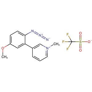 1296770-83-6 | 3-(2-Azido-5-methoxyphenyl)-1-methylpyridin-1-ium trifluoromethanesulfonate - Hoffman Fine Chemicals