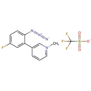 1296770-85-8 | 3-(2-Azido-5-fluorophenyl)-1-methylpyridin-1-ium trifluoromethanesulfonate - Hoffman Fine Chemicals