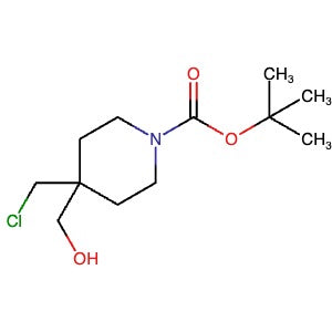 1312131-45-5 | tert-Butyl 4-(chloromethyl)-4-(hydroxymethyl)piperidine-1-carboxylate - Hoffman Fine Chemicals