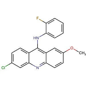 1312923-77-5 | 6-Chloro-N-(2-fluorophenyl)-2-methoxyacridin-9-amine - Hoffman Fine Chemicals