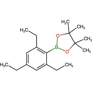 1334181-19-9 | 4,4,5,5-Tetramethyl-2-(2,4,6-triethylphenyl)-1,3,2-dioxaborolane - Hoffman Fine Chemicals